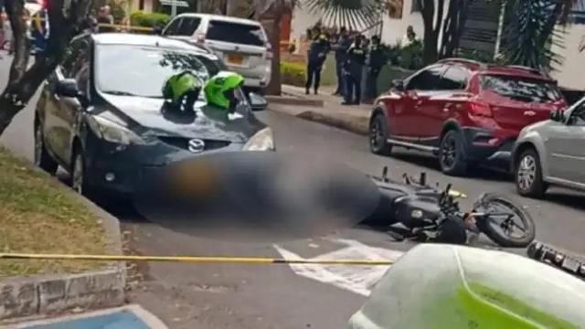 Policía abatió a fletero en violento intercambio de disparos en Medellín