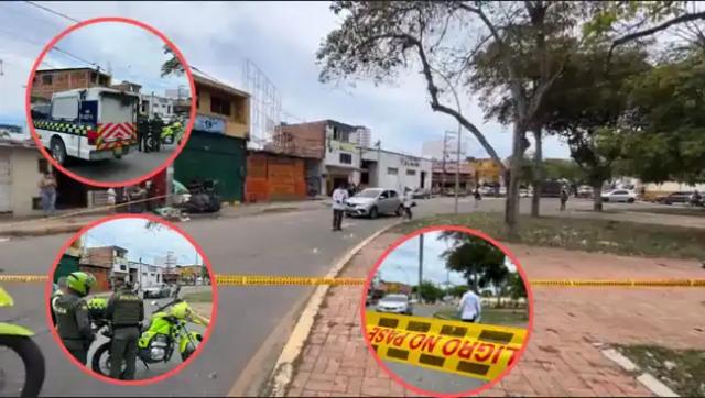 Un muerto y un herido dejo ataque sicarial en el barrio Girardot, una menor salió ilesa