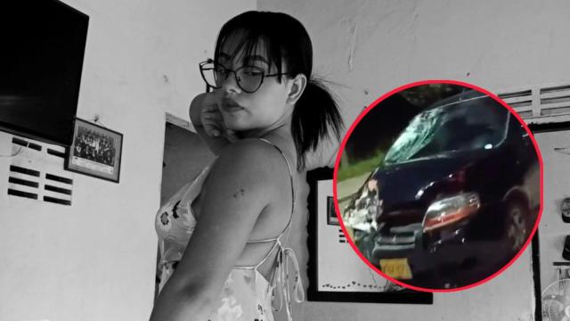 Una motociclista murió al chocar con un vehículo en Santander, la mujer quedó en el techo del automotor,