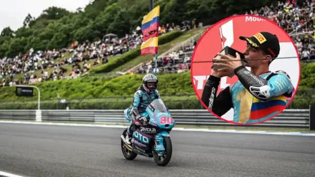 David Alonso, el colomboespañol  hijo de una santandereana, se consagró campeón mundial de Moto3 en Japón