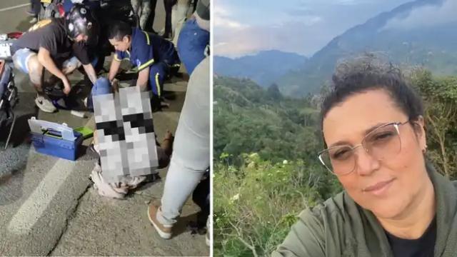 María sufrió grave accidente cuando salía del concierto de Kanny García