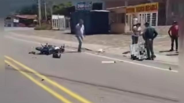 Fatal accidente de tránsito en San Gil cobró la vida de un motociclista
