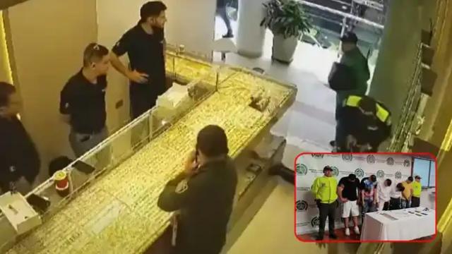 Cayó peligrosa banda que robó joyería en Bucaramanga disfrazados de policías
