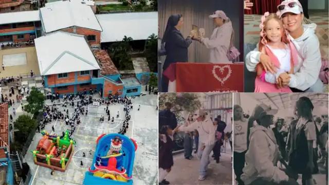 Karol G reconstruyó colegio en Medellín beneficiando a más de 600 niños