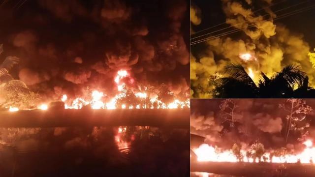 Atentado terrorista a oleoducto de Ecopetrol en Santander, generó pánico