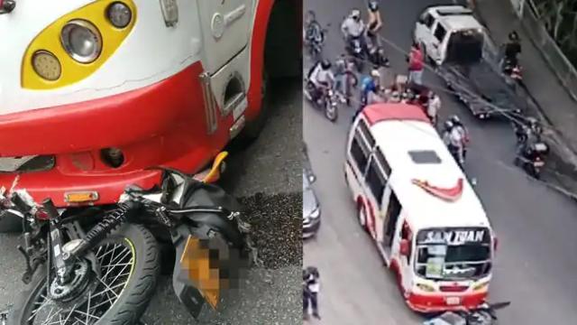 Breyner el joven que murió al estrellarse con un bus en la carretera antigua