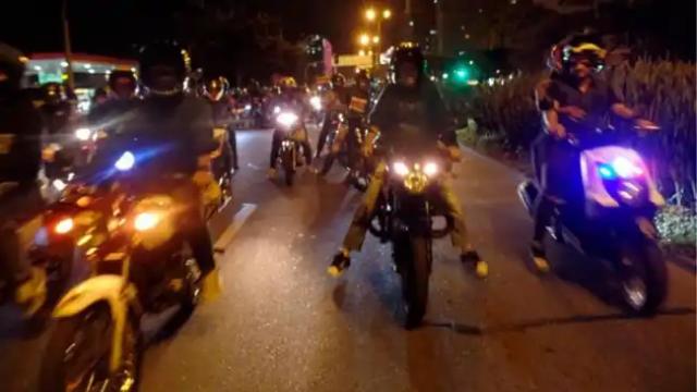 Caravana de Halloween termina en tragedia: un motociclista perdió la vida