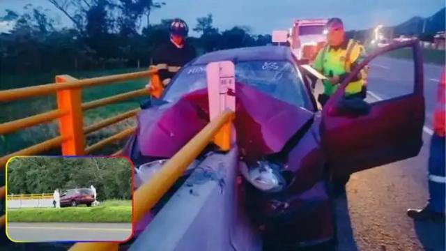 Conductor que llevaba cuerpo de víctima de feminicidio murió en accidente.