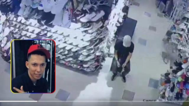 Video: Ataque sicarial en centro comercial dejó un hombre gravemente herido