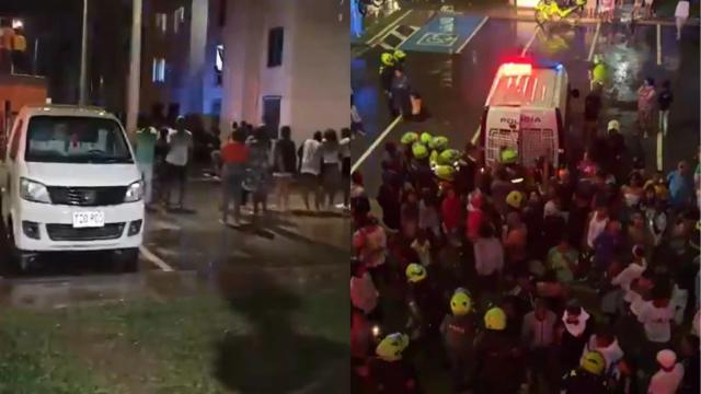 Murió hombre que lanzó a su hija desde un edificio. Los vecinos lo lincharon