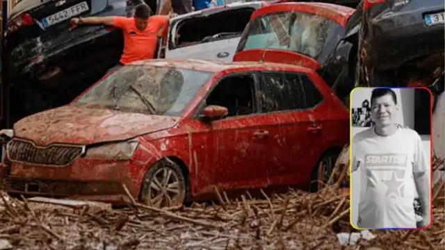 Familia despidió a Nelson Quijano, bumangués fallecido por Dana en Valencia