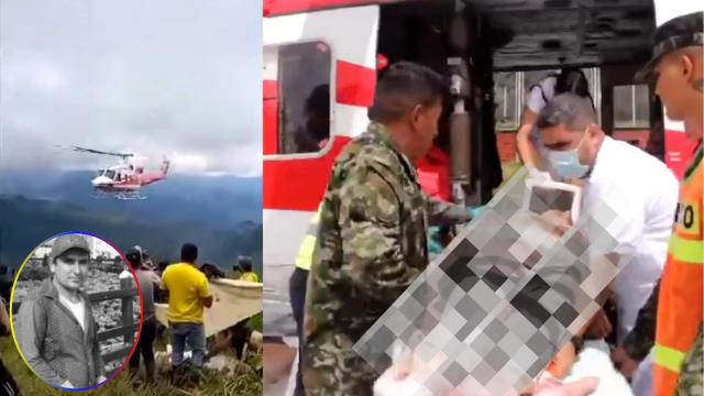 Campesino al que le cayó un árbol mientras trabajaba murió 55 días después.