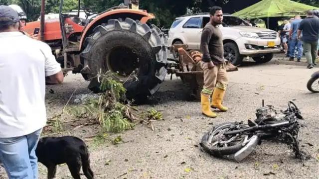 Video: Un fallecido y 14 heridos, saldo del atentado con moto bomba en Jamundí