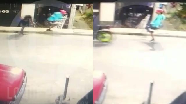 Grave riña en el barrio La Juventud deja a motociclista herido de gravedad