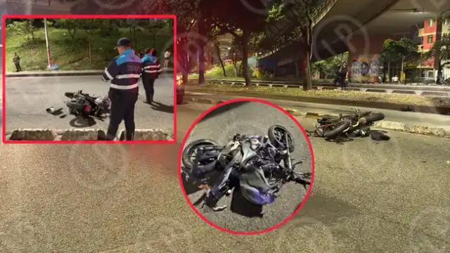 Motociclista perdió la vida al caer desde el puente de La Puerta Del Sol a la diagonal 15