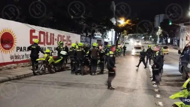 Policía capturó a extranjero tras intercambio de disparos en Bucaramanga