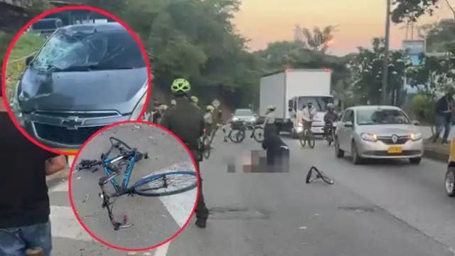 Se buscan familiares de ciclista que murió al ser embestido por un vehiculo que se dio a la fuga, hay dos capturados