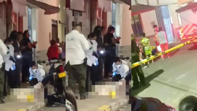 Robert estaba en su moto sentado cuando sicarios llegaron y le dispararon en el barrio San Rafael
