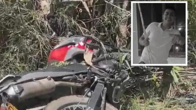 Motociclista murió al estrellarse con un árbol, se investiga si estaba en estado de embriaguez.