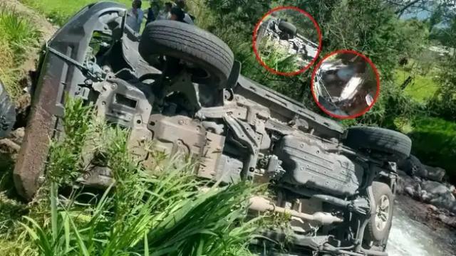 Accidente del esquema de seguridad de Germán Vargas Lleras en Boyacá deja dos muertos y tres heridos