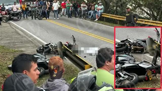 Bairon, el motociclista que murio en la via Bucaramanga San Gil