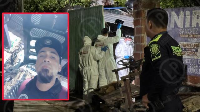 Sicario tocó a la puerta de la chatarreria, David abrio y lo asesinaron a quemaropa