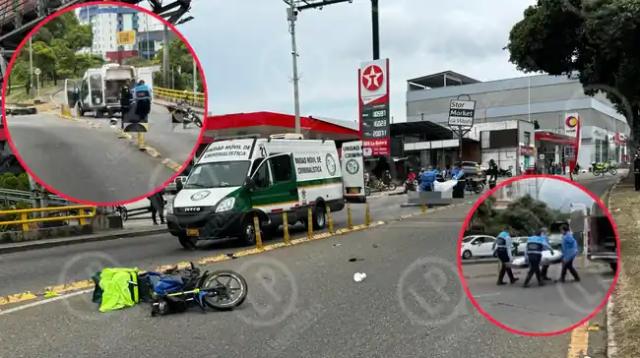 Juan, el motociclista que murió en aparatoso choque en la carrera 27