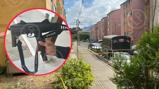 Adolescente con arma traumática resultó herido por patrullero en confuso hecho en Bucaramanga