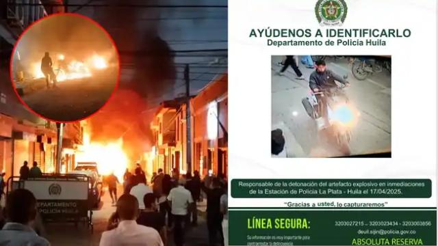 Atentado con moto bomba dejó 2 muertos y 30 heridos, entre ellos 10 menores