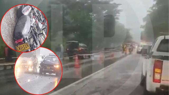Fatal accidente en la vía San Gil - El Socorro deja un motociclista muerto