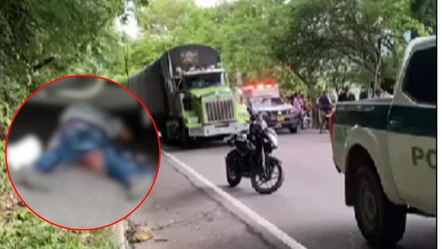 Motociclista murió bajo las llantas de un tractocamión en la vía El Playón
