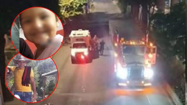 Bebé de dos años murió arrollada por tractomula en fatal accidente