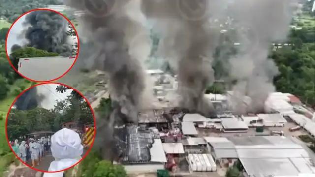 Incendio en planta avícola en Piedecuesta puso en vilo a toda una comunidad