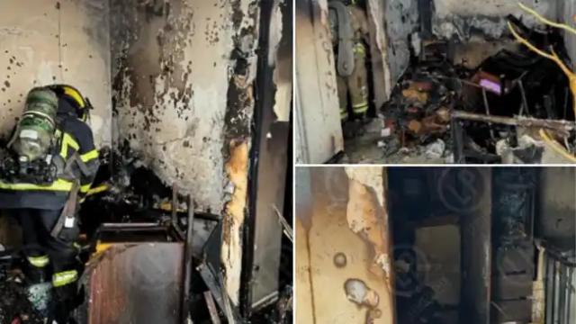 Incendio arrasó con apartamento en el piso 18 de un edificio, dejó un herido