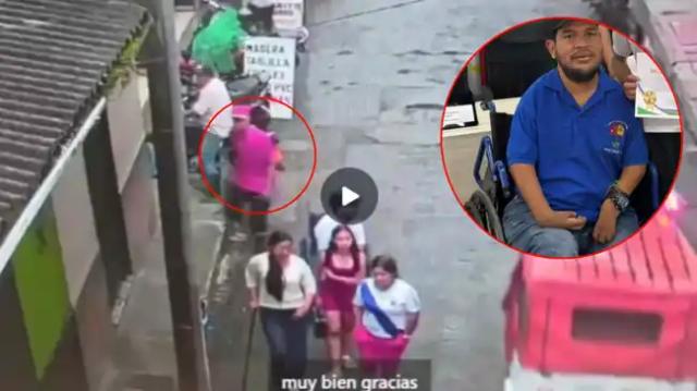 Video captó momento en que menor asesinó a un concejal en silla de ruedas
