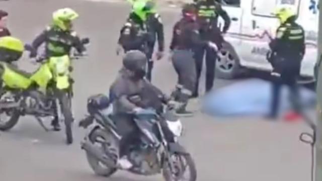 Balacera frente a colegio terminó con dos presuntos ladrones muertos