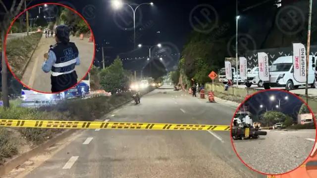 Jhonatan, el motociclista que murió esta madrugada en la vía Bucaramanga Girón al estrellarse con un poste