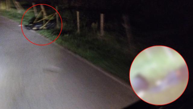 Encuentran cadáver abandonado junto a la carretera