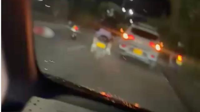 Motociclista gravemente herido en accidente en el anillo vial, sector San Jorge