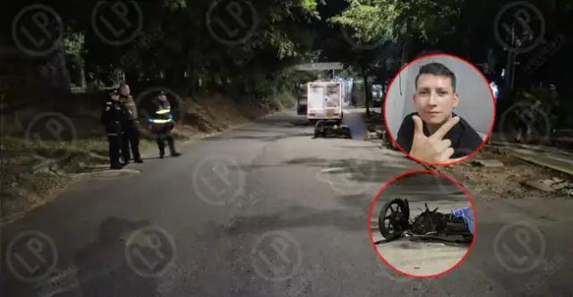Motociclista fallece tras estrellarse contra poste de luz en Floridablanca
