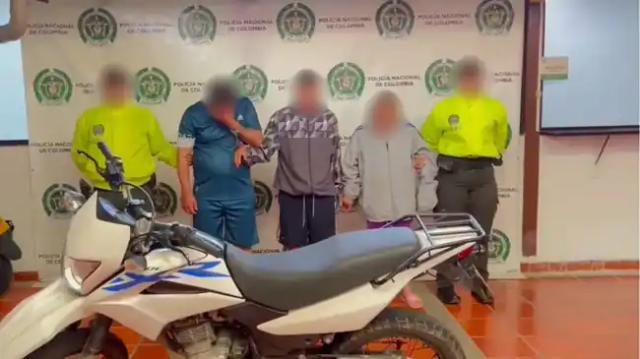 Capturaron “Los de la Quinta Estrella” Banda especializada en robo de motos