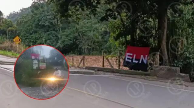 Tensión en el sur de Santander: Banderas del ELN sembraron el pánico