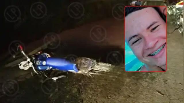 Tragedia: Joven motociclista murió al intentar esquivar un hueco
