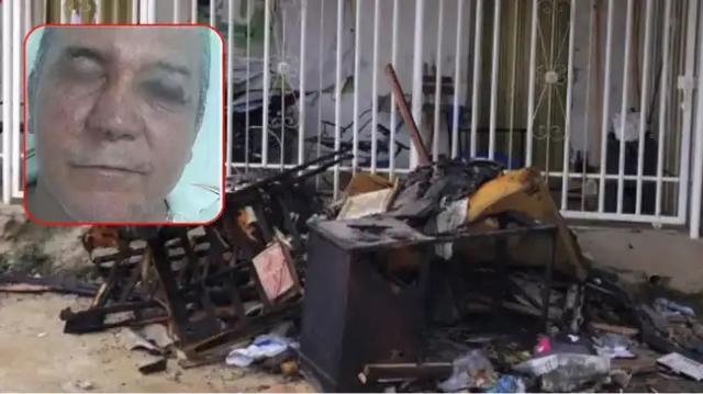 Aberrante: Hijo golpeó a su padre e incendió la casa por una herencia