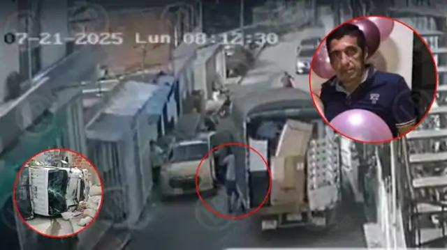 Cámara captó el momento en el que murió don William en La Trinidad