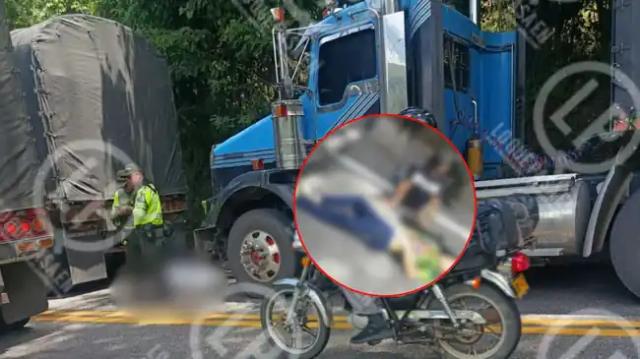 Polizón murió atropellado por tractocamión en la vía Bucaramanga-Rionegro