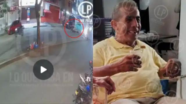 Video: Adulto mayor murió luego de ser arrollado por motociclista que huyó