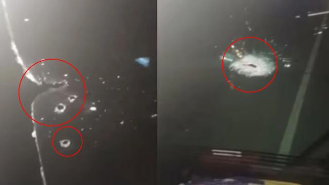 Ataque a contra bus intermunicipal dejó 2 heridos y pánico en carretera
