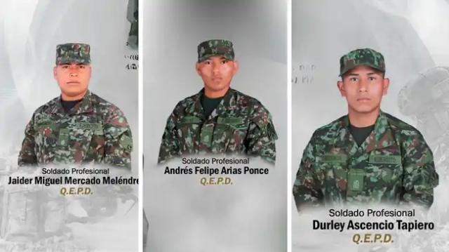 Ataque del ELN dejó 3 soldados muertos y 3 más gravemente heridos