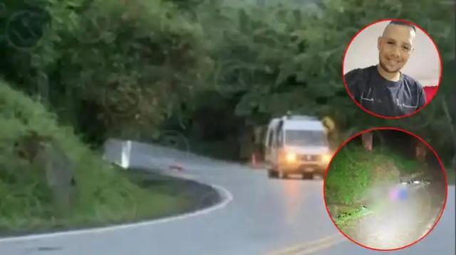 Joven motociclista perdió la vida tras chocar con una roca en la vía San Gil